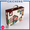 Customized design art paper+white corrugated packaging box for toy